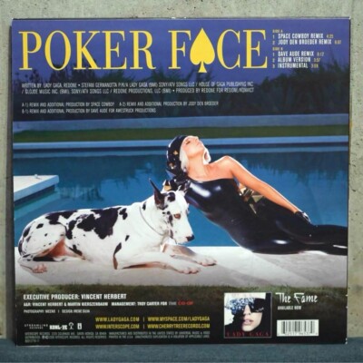 Lady Gaga / Poker Face (Remixes) 2009 US WHITE Streamline