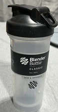 Blender Bottle 28 oz Classic  Black/White  BPA Free Blender Bottle