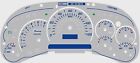Gmc Chevy Truck Blue Cluster Face Overlay Trans Temp Gauge Rst logo 03 04 05