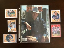 January 1992 Beckett w/ Nolan Ryan on front & Glavine/Avery on back plus cards
