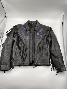 black rose leather jacket