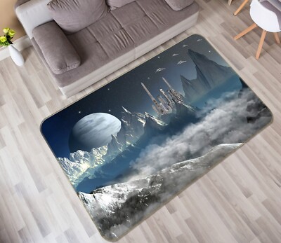3D Planet Berge M7956 Spiel Teppich Mat Elegant Foto Teppich Romy