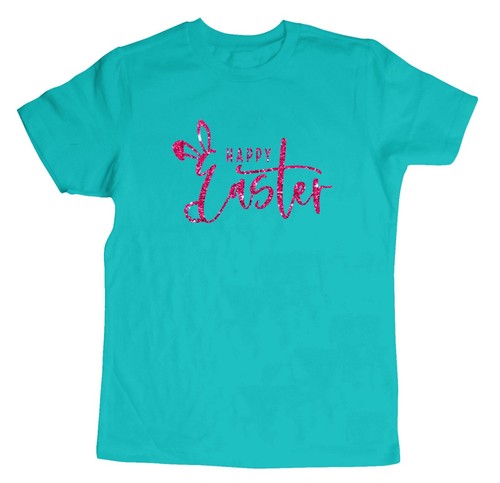 Happy Easter Toddler Kid Youth T-Shirt Easter Day Gifts Bunny Rabbit Graphic - Picture 6 of 11