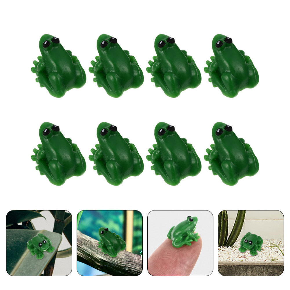 8Pcs Outdoor Statues Terrarium Figurine Bonsai Figurine Succulent Figurine