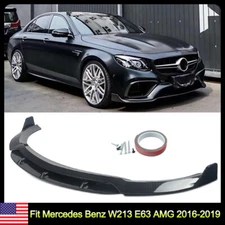 Fit For Mercedes Benz E Class W213 E63 2016-2019 F1 Style Front Splitter Lip