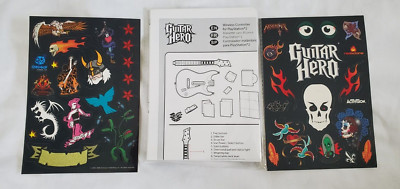 Guitar Hero Stickers Neversoft Redoctane Budcat Vicarious Unused Activision 2008