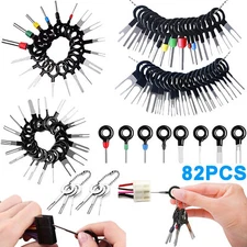 82PC Depinning Electrical Connector Pin Extractor Tool Set Wire Terminal Release