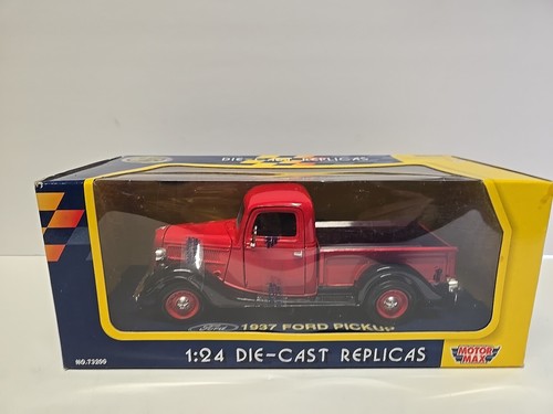Motor Max 1937 Ford Pickup 1:24 Die-Cast New Old Stock - Picture 6 of 15