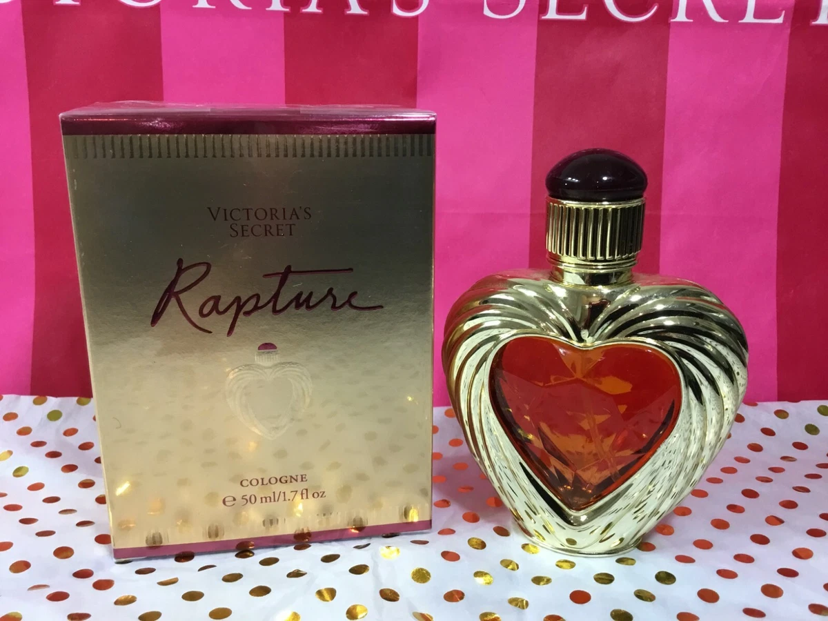 VICTORIA'S SECRET RAPTURE COLOGNE PERFUME EDP 1.7 OZ 50 ML HEART SHAPED  SEALED