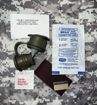 M-1 Canteen Cap Adapter Kit For Insulated Arctic Canteen NEW A-22