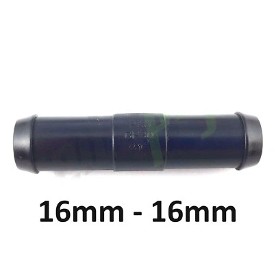 EASYPARTS4U Schlauchverbinder Gerade 16 mm Kunststoff Verbindungsstück Schlauch
