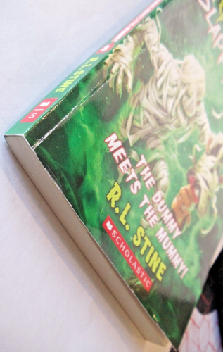 Goosebumps Slappy World Dummy meets Mummy R.L. Stine book Scholastic PAGE ERROR - Picture 7 of 10