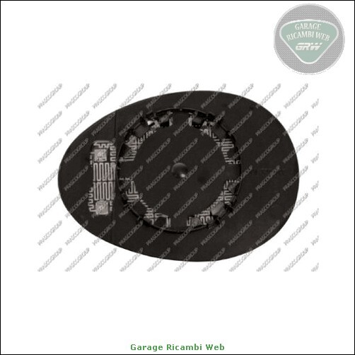 GRWMN3067513-PRS Vetro piastra specchio GRW Dx Destro per MINI