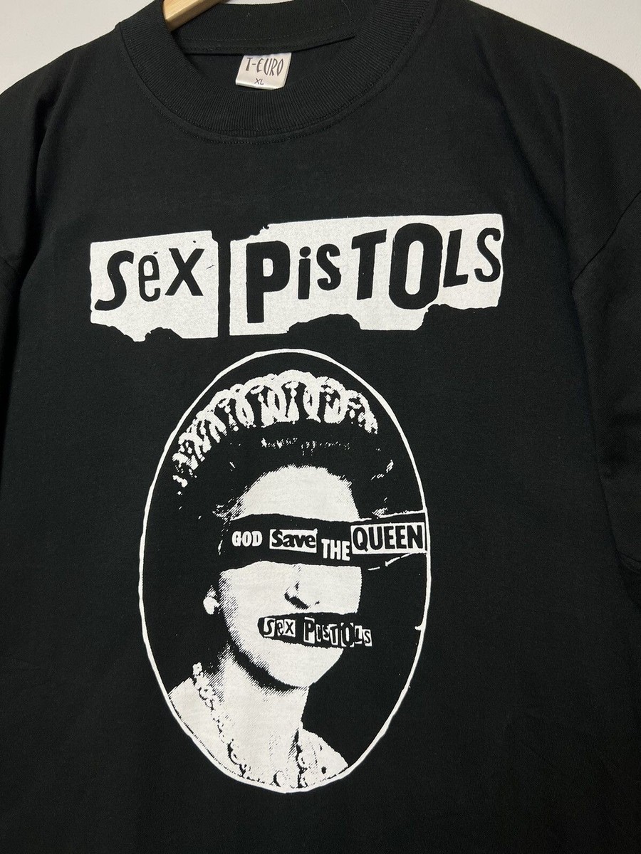 90s Sex Pistols God Save Queen Vintage Rare Punk Band Tshirt