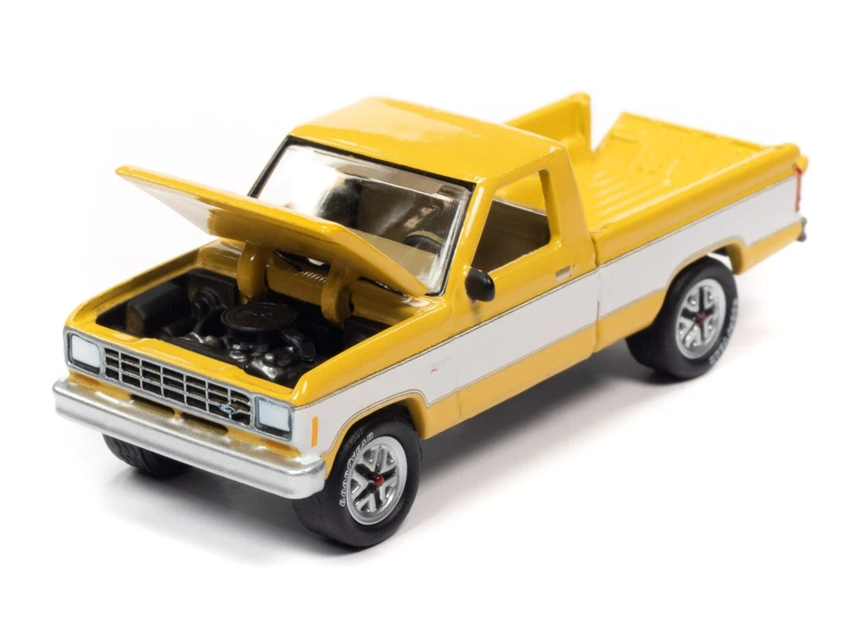 2021 Johnny Lightning *CLASSIC GOLD 4A* Yellow White 1983 Ford Ranger XL *NIP* - Image 3 of 3