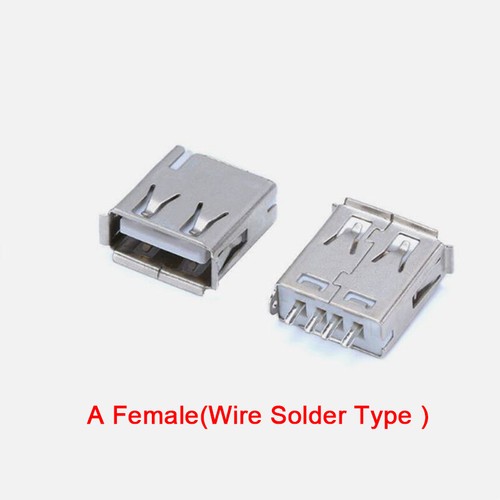 USB Socket A Female / B Female /SMD/DIP/ Dual-layer / Bent/Side Insert/ 90°/180° - Picture 12 of 27