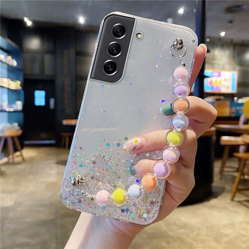 Cover Rainbow Bracelet Glitter Case For Samsung S23 S22 S21 FE S20 A52 A53 - Picture 6 of 11