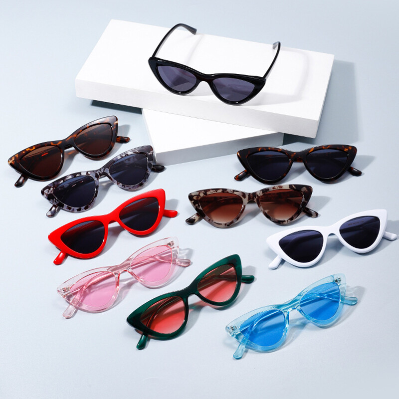 2Pcs Cat Eye Sunglasses Women Retro UV400 Outdoor Driving  display picture 3