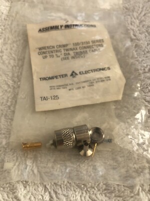 TROMPETER Electronics Inc. 150/3150 Series Concentric Twinax Connector