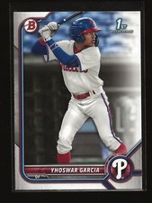 YHOSWAR GARCIA 2022 Bowman 1st Prospects Base Card Philadelphia Phillies(#BP-90)