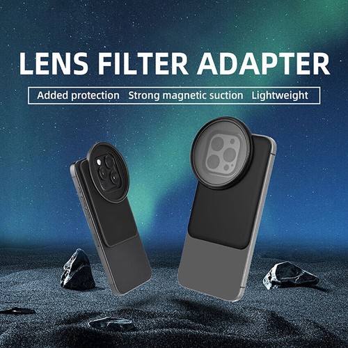 Magnetic 67mm Lens Filter Adapter Mount Kit for iPhone 15 14 Pro Max w/ Mag safe - 第 2/25 張圖片