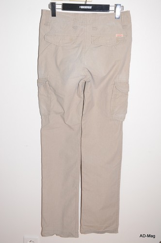 Pantalon Cargo Homme SCOTCH & SODA Beige Rayé - W30L34/W33L34 US (40/43 FR) NEUF - Imagen 3 de 7