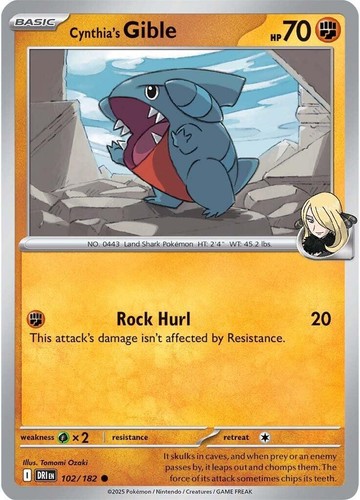 shiny gible pokemon card SV38/SV122 PokeChalet Basic Pokemon TCG Spotlight: Some Of The