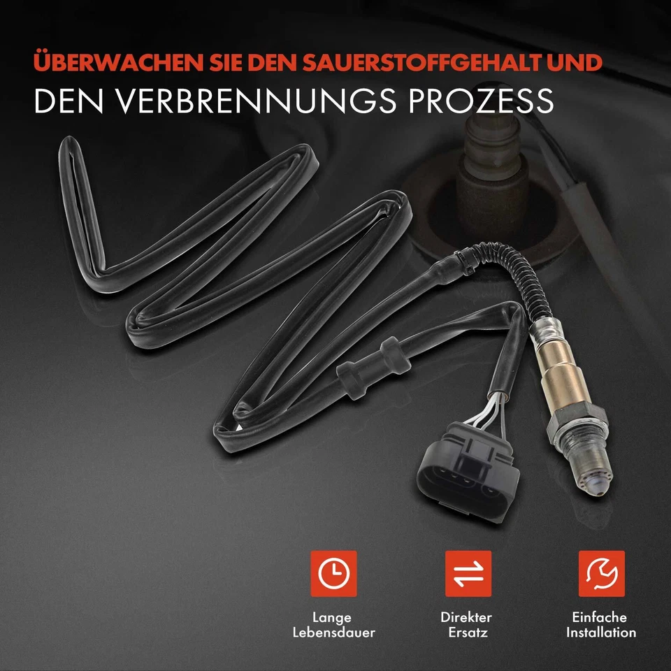 2x sonda lambda sonda di regolazione prima del catalizzatore per VW Passat 3B Audi A4 A6 A8 Skoda - Immagine 3 di 4