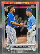 2022 Topps Series 1 Wander Franco & Vladamir Guerrero Jr. Rainbow Foil #329