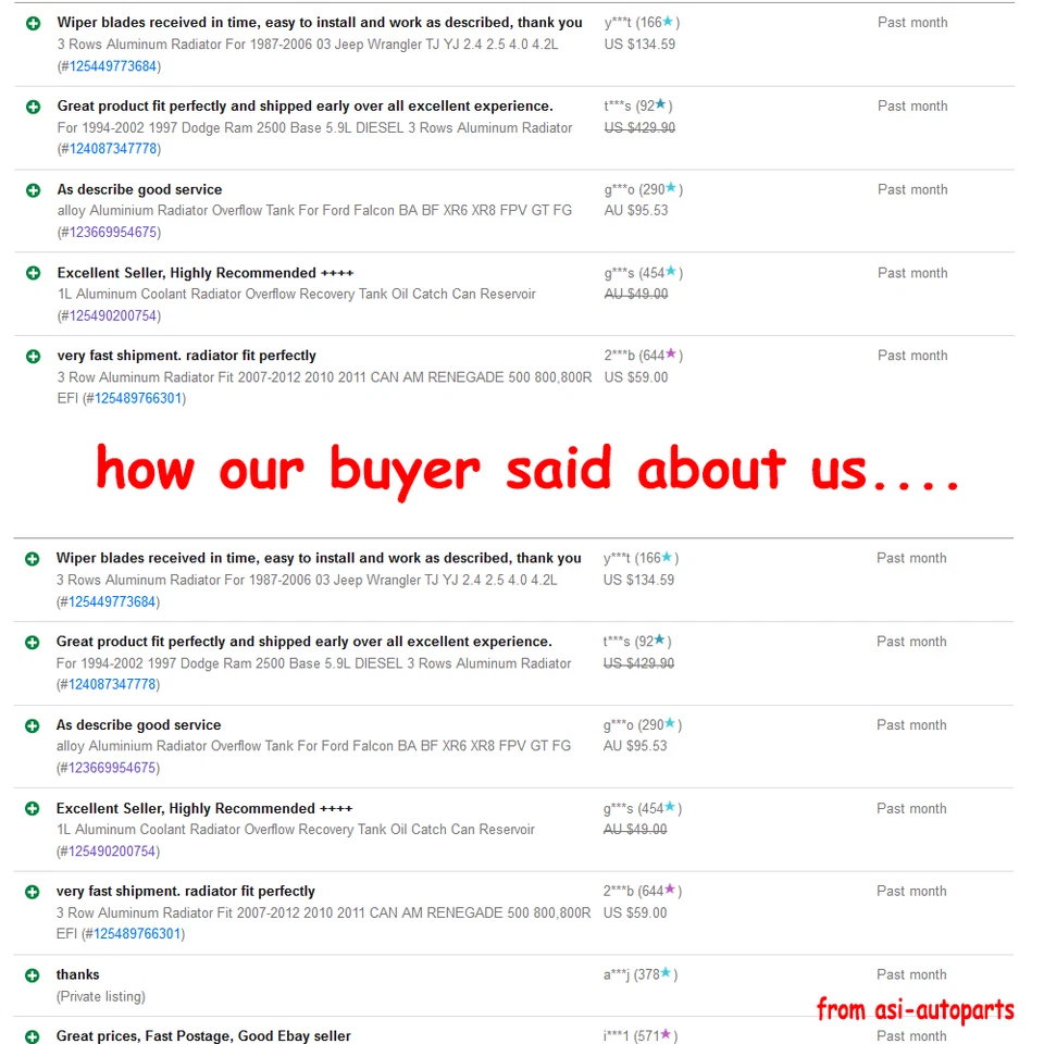 2 ROWS All Aluminum Radiator For 1985-1996 Ford Courier PC Petrol 2.6L EFI MT - image 4 of 4