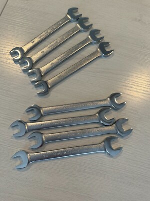 Proto Professional 1/2'' x 9/16'' Double Open-End Wrenches, USA #3026 (Qty-8)