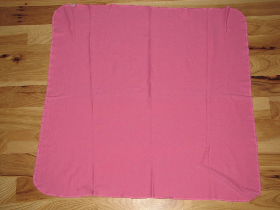 ANTIGUA MANTA DE RECEPCIÓN DE ENVOLTURA DE ALGODÓN ROSA PARA BEBÉ NIÑA AZUL MARINO LISO Foto 2 de 2