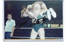 PAT PATTERSON  signed 4X6 wrestling photo w/COA ***BONUS*** PLEASE READ