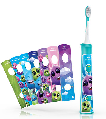 Philips Sonicare for Kids Bluetooth Connected Rechargeable Toothbrush -Turquoise