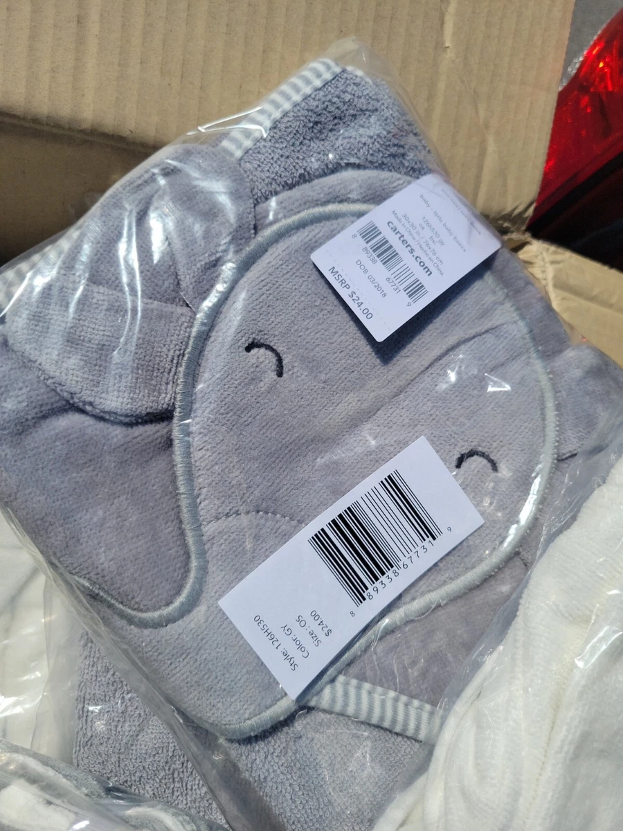 Carter's baby hotsell elephant hooded towel