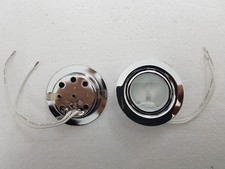 FARETTO DA INCASSO CROMO PER MENSOLE CON LAMPADA ALOGENA 12V / 20W / G4