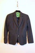 J Crew Navy Wool Schoolboy Blazer Size 0