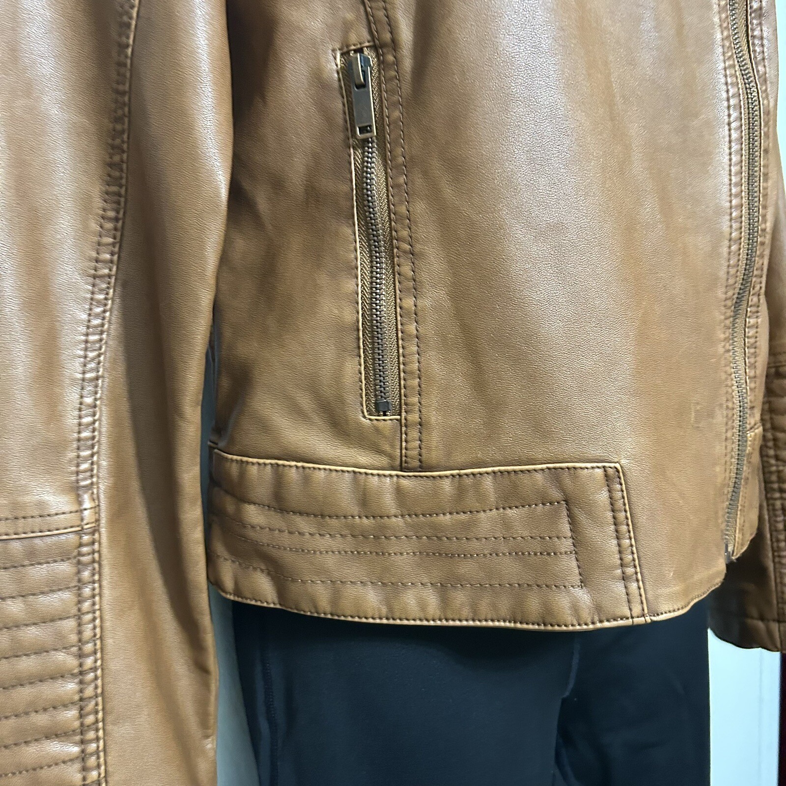 Universal Thread Brown Side Zipper Jacket Women's… - image 4