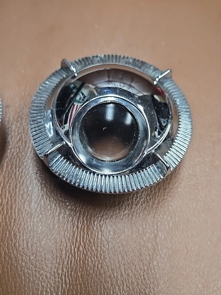 2-LENTE LÁMPARA DE LECTURA CROMADA CADILLAC, PANEL DE VELA TRASERA LÁMPARA DOMO LENTE BUICK OLDS  Foto 2 de 4