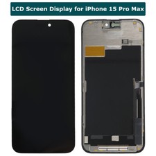 US LCD Screen Display Touch Digitizer Assembly Replacement For iPhone 15 Pro Max