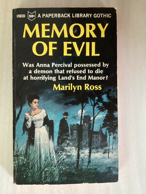 MEMORY OF EVIL - Marilyn Ross - GOTHIC - ''DARK SHADOWS'' AUTHOR - EVIL SPIRITS
