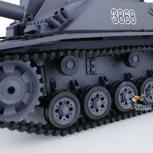 On Sale Henglong 2.4G 1/16 7.0 Plastic RC Tank Model Stug III 3868 RTR BB IR Ver - Picture 12 of 12