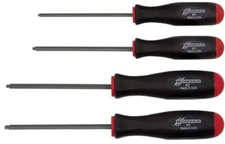 Bondhus 4pc Ball End Square Robertson Screwdriver Set SQ 0 1 2 3 USA MADE 11640