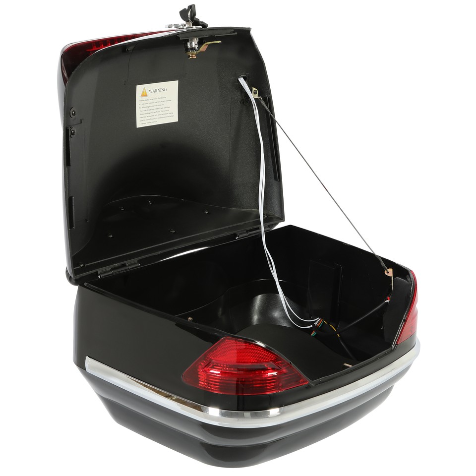 Saddle Bags Motorcycles Universal Motorcycle Tour Tail Box Trunk