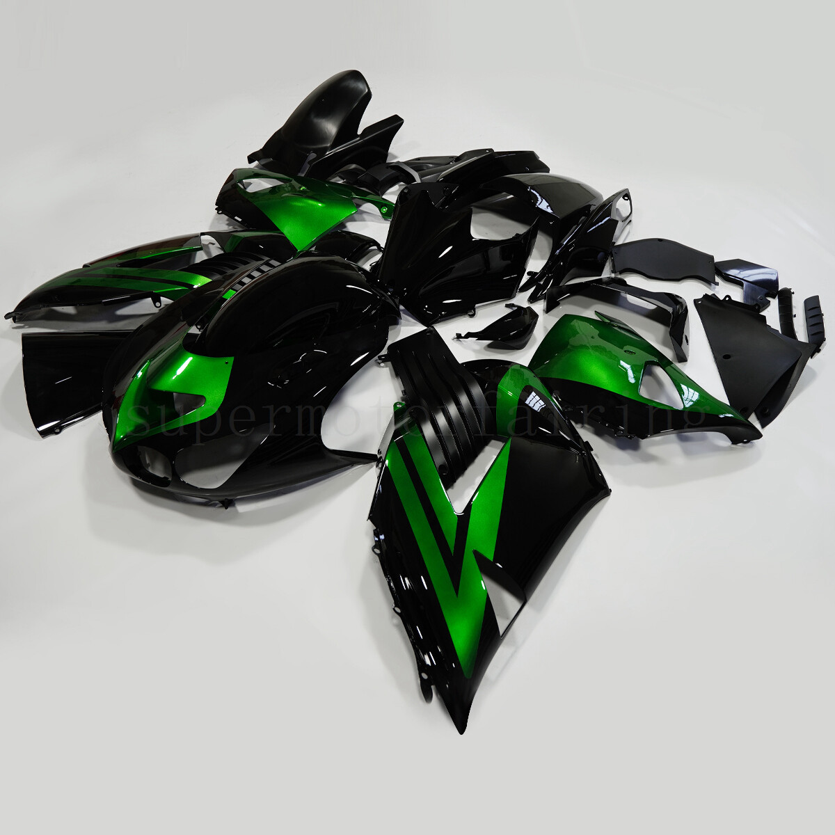 ふかみどり For Kawasaki Ninja ZX14R 2006-2011 ZX1400 Metallic Green