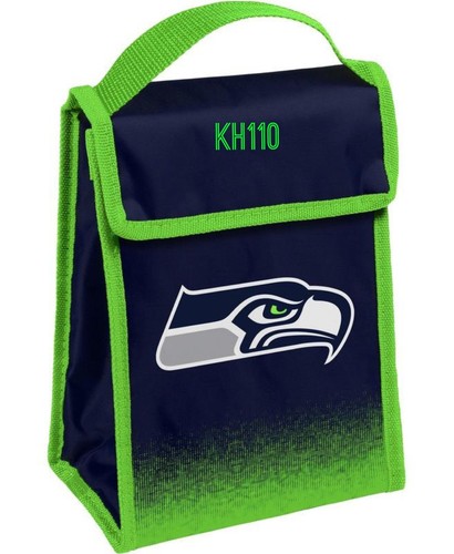 NFL Seattle Seahawks Backpack+Lunch bag 2 in1 Package - Picture 3 of 3