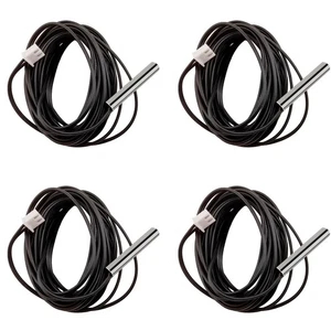 4pcs 10K Thermistor 3 M, 3950 NTC 10K Thermistor Temperature Sensor Probe, St - Picture 1 of 7
