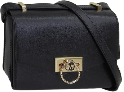 Michael Kors Umhängetasche Hendrix Extra Small Leder 32F0G1HC0L 001 Schwarz