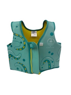 Coconut Grove By Sunny Life- Float Vest Oscar The Octopus Max 40Lbs Ages 2-3 EUC