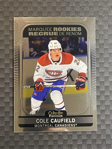 Rc Cole Caufield #201 2021-22 O-Pee-Chee Platinum Montreal Canadiens